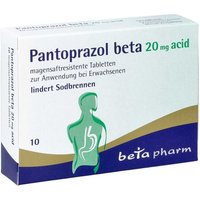 Pantoprazol beta 20 mg acid magensaftresistent Tabletten