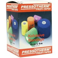 Pressotherm KohÃ¤sive Bandage 8cmx4m gelb