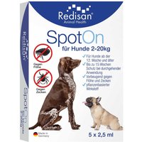 Redisan Spot On fÃ¼r Hunde-gegen Zecken und FlÃ¶he von Redisan