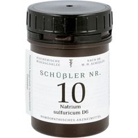 SchÃ¼ssler Nummer 10 Natrium sulfuricum D6 Tabletten