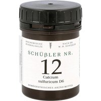 SchÃ¼ssler Nummer 12 Calcium sulfuricum D6 Tabletten