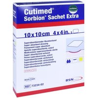 Sorbion Cutimed Sachet Extra Wundauflage 10x10 cm