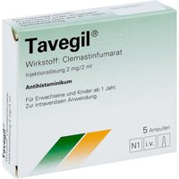 Tavegil InjektionslÃ¶sung 2 mg/2 ml Ampullen