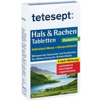 Tetesept Hals & Rachen Tabletten zuckerfrei von Tetesept