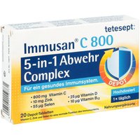 Tetesept Immusan C 800 5in1 Abwehr Complex Tabletten