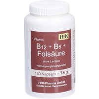 Vitamin B12 + B6 + Folsäure ohne Lactose