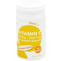 Vitamin C 300 mg + Zink 5 mg ImmunoFit Kapseln