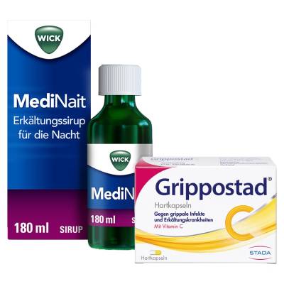 "WICK MediNait + Grippostad C 1 Stück"