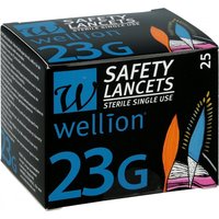 Wellion Safetylancets 23g Sicherheitseinmallanz.