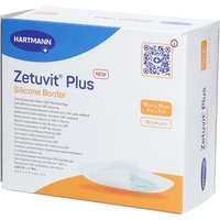 Zetuvit® Plus Silicone Border Selbstklebende Silikon-SAP-Wundauflage 10 x 10 cm