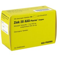 Zink 20 AAA-Pharma