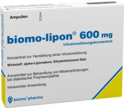 BIOMO-lipon 600 mg Ampullen 10 St von biomo pharma GmbH