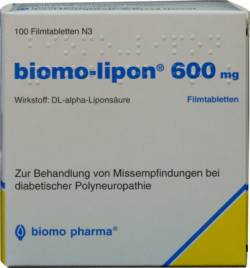 BIOMO-lipon 600 mg Filmtabletten 100 St von biomo pharma GmbH