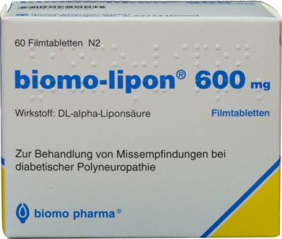 BIOMO-lipon 600 mg Filmtabletten 60 St von biomo pharma GmbH