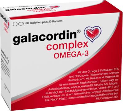 GALACORDIN complex Omega-3 Tabletten 72 g von biomo pharma GmbH