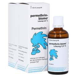 "Permethrin-biomo 0,5% Lösung 200 Milliliter" von "biomo pharma GmbH"