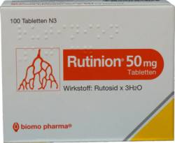 RUTINION Tabletten 100 St von biomo pharma GmbH