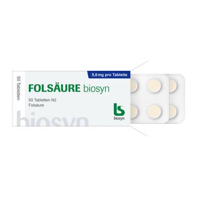 FOLS�URE BIOSYN Tabletten 50 St von biosyn Arzneimittel GmbH