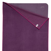 Grip² Yoga Towel zweifarbig: aubergine mit Antirutschnoppen lila, 905-Al von bodhi