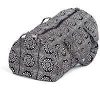 Maharaja Collection: Gemusterte Hot Yoga Bag 'Bandhani', schwarz/weiß von bodhi