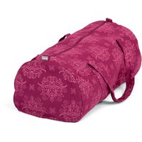 Maharaja Collection: Gemusterte Hot Yoga Bag 'Lotus', berry von bodhi