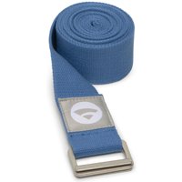 Padma Yogagurt Baumwolle mit Schiebeschnalle Edelstahl matt, Moonlight Blue - 913Mb von bodhi