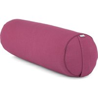 Yoga-Bolster (rund) Basic aubergine, Dinkelhülsen 118-A von bodhi