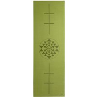 Yogamatte Leela Collection Olive, Yantra/Alignment olive, PVC 896-Oy von bodhi