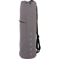 Yogamatten Tasche Canvas Bag mit Metallösen, anthrazit, 909O-At von bodhi