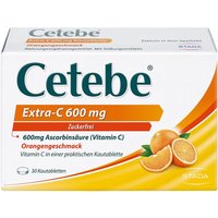 CETEBE Extra-C 600mg hochdosiertes Vitamin C mit Orangenschmack von cetebe