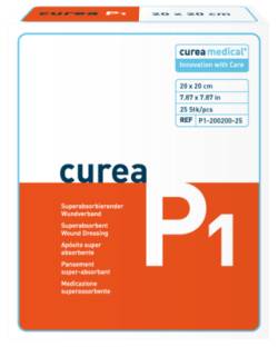 CUREA P1 superabsorb.Wundauflage 20x20 cm 25 St von curea medical GmbH