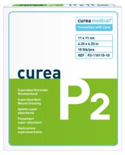 CUREA P2 superabsorb.Wundauflage 11x11 cm 10 St von curea medical GmbH