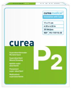 CUREA P2 superabsorb.Wundauflage 11x11 cm 25 St von curea medical GmbH