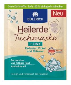 BULLRICH Heilerde Tuchmaske + ZINK von delta pronatura GmbH