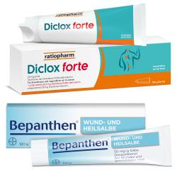 Bepanthen Wund und Heilsalbe & Diclox forte Set von diverse Firmen