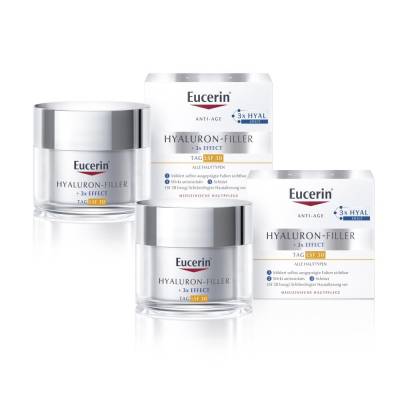 Eucerin Anti Age HYALURONFILLER Tagescreme LSF 30 Doppelpack von diverse Firmen