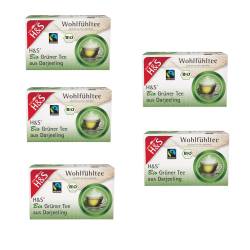 H&S Wohlfühltee Bio Grüner Tee aus Darjeeling 5er Set von diverse Firmen