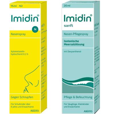 Imidin Nasenspray + Nasenpflege Set von diverse Firmen