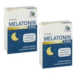 Melatonin 1mg Tabletten Doppelpack von diverse Firmen