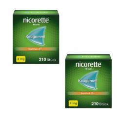 nicorette Kaugummi 4 mg freshfruit Doppelpack von diverse Firmen