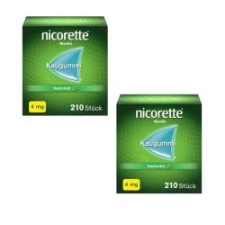 nicorette Kaugummi 4 mg freshmint Doppelpack von diverse Firmen