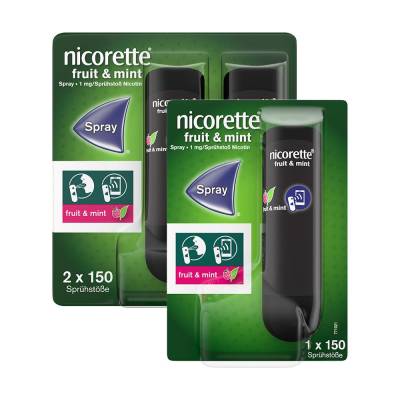 nicorette fruit & mint Spray 3er Set von diverse Firmen