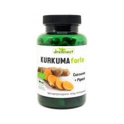 Kurkuma Forte Curcumin+Piperin Kapseln von dreikraut e.K.