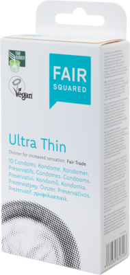 FAIR SQUARED Kondome ultra thin 10 St von ecoaction GmbH
