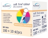 KLINION Soft fine colour Lanzetten 28 G 110 St von eu-medical GmbH