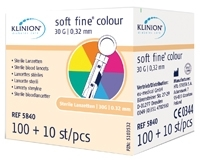 KLINION Soft fine colour Lanzetten 30 G 110 St von eu-medical GmbH
