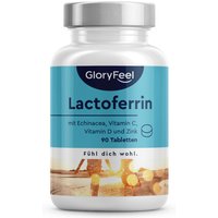 gloryfeel® Lactoferrin Tabletten - Mit Vitamin C, D3, Zink und Echinacea Purpurea von gloryfeel