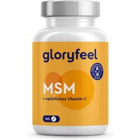 gloryfeel® MSM Schwefel Tabletten 365 - Mit natürlichem Vitamin C von gloryfeel