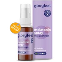 gloryfeel® Melatonin + Baldrian, Lavendel + Melissen Extrakt Spray Minze von gloryfeel