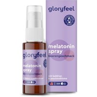 gloryfeel® Melatonin + Baldrian, Lavendel & Melisse Spray Beere von gloryfeel